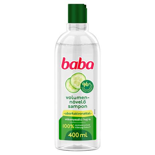 baba sampon 400 ml uborka volum növelő