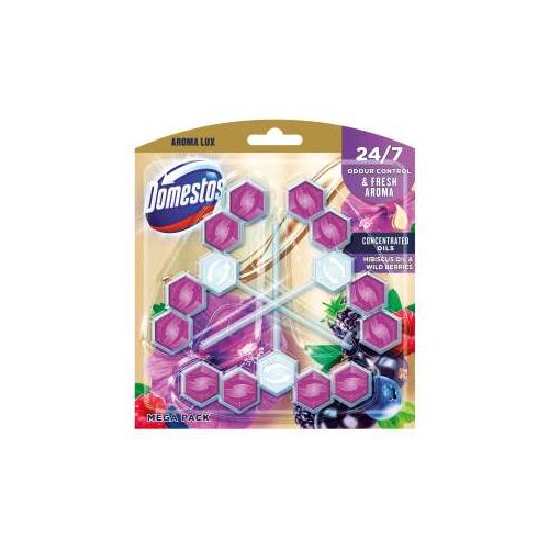 Domestos aroma lux hibiscus 3*55g