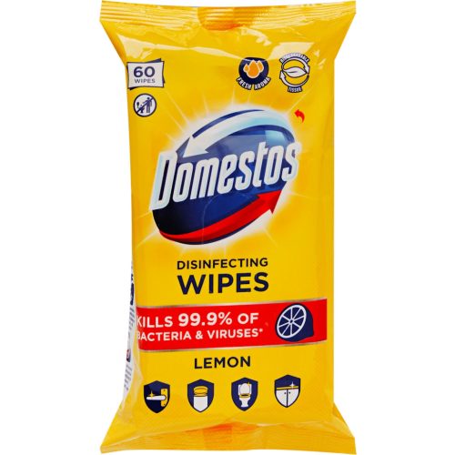 Domestos törlőkendő citrom 60db