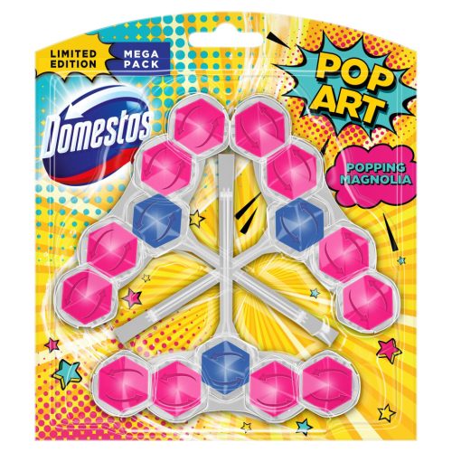 Domestos aroma lux 3x55g pop art popping