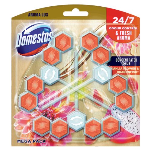 Domestos aroma lux 3*55g dahlia flower