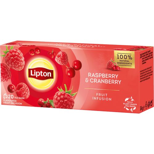 Lipton tea málna vörösáfonya 20db