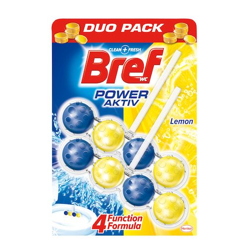 bref wc deo 2x50 g golyó power lemon