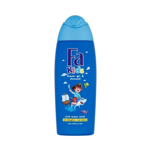 fa tusfürdő & sampon 250 ml kids kék