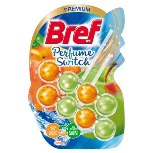 bref wc deo 2x50 g golyó parfum apple-pe