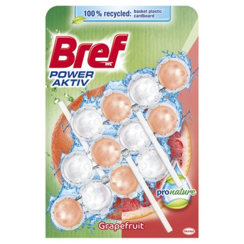 bref wc deo 3x50g golyó pronature grapef