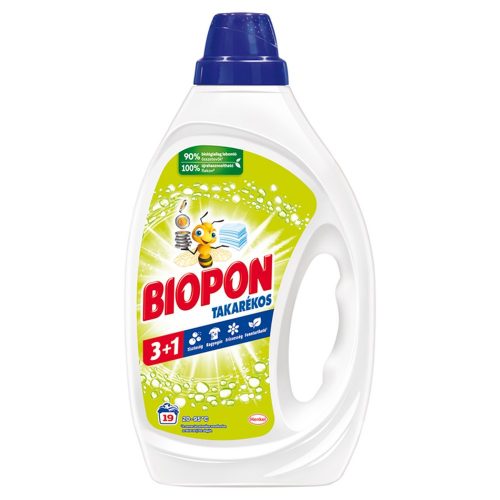 Biopon takarékos mosógél 19mos.855ml