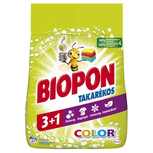 Biopon Col.takarékos mosópor 17m.1,02kg