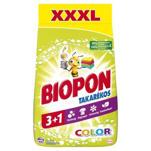 Biopon Takarékos mosópor Color 3,96kg