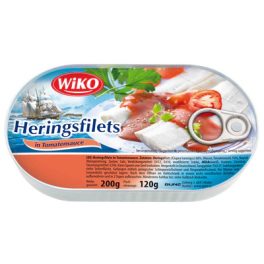 Wiko 200g heringfilé paradicsomos