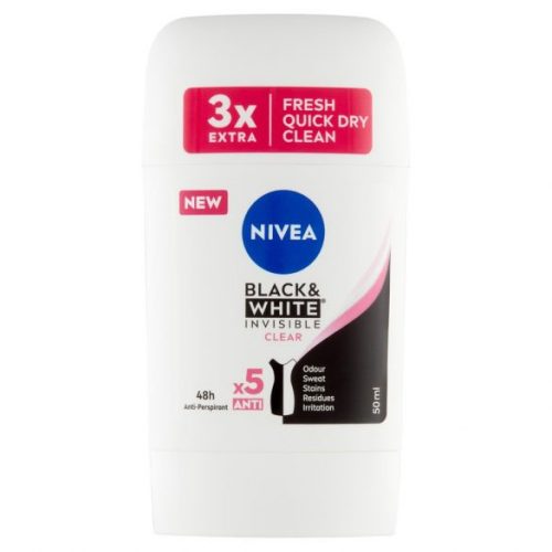 Nivea stift 50ml B&W invisible clear