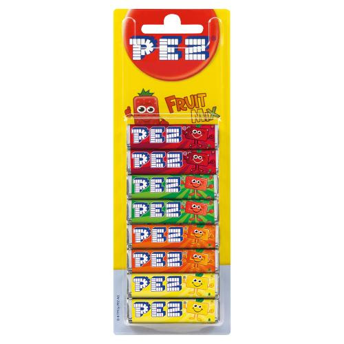 Pez fruit 8-as cukorka 68g